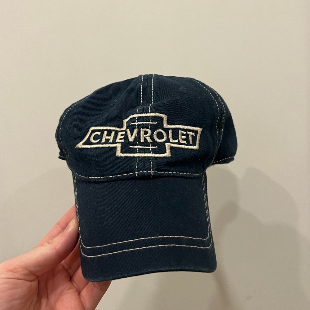 Vintage Chevrolet Navy Blue Cap
